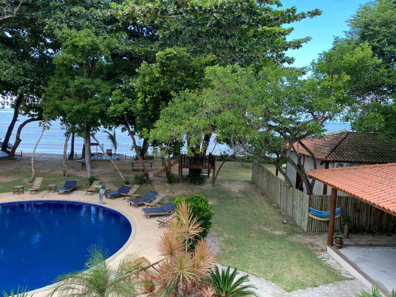 Pousada Maré Cumuruxatiba Esterno foto